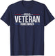 Proud Veteran Homeowner - New House Owner Military Patriotic T-Shirt - T-Shirt | Navy