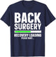 Back Surgery Design Women Post Back Surgery Recovery T-Shirt - T-Shirt | Navy