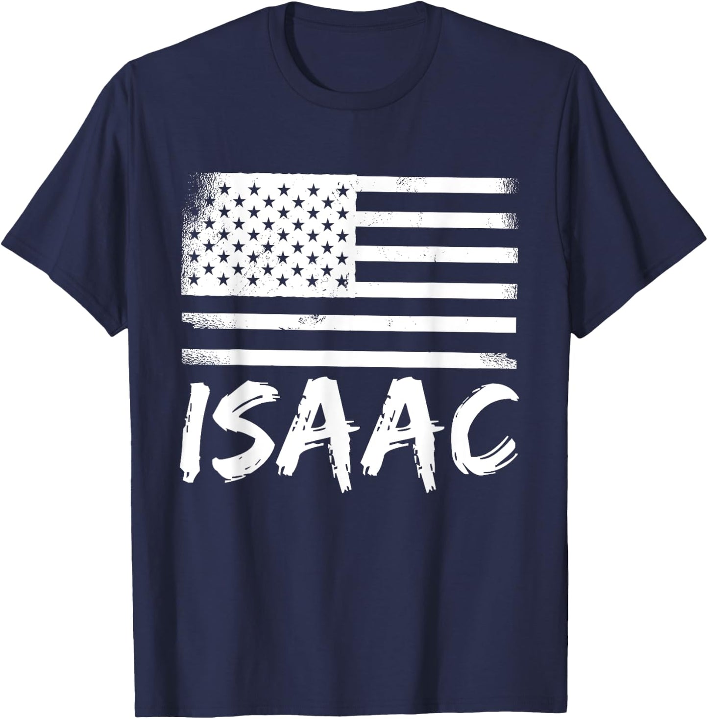 Isaac Birthday Citizenship Personalized Forename Name T-Shirt - T-Shirt | Navy