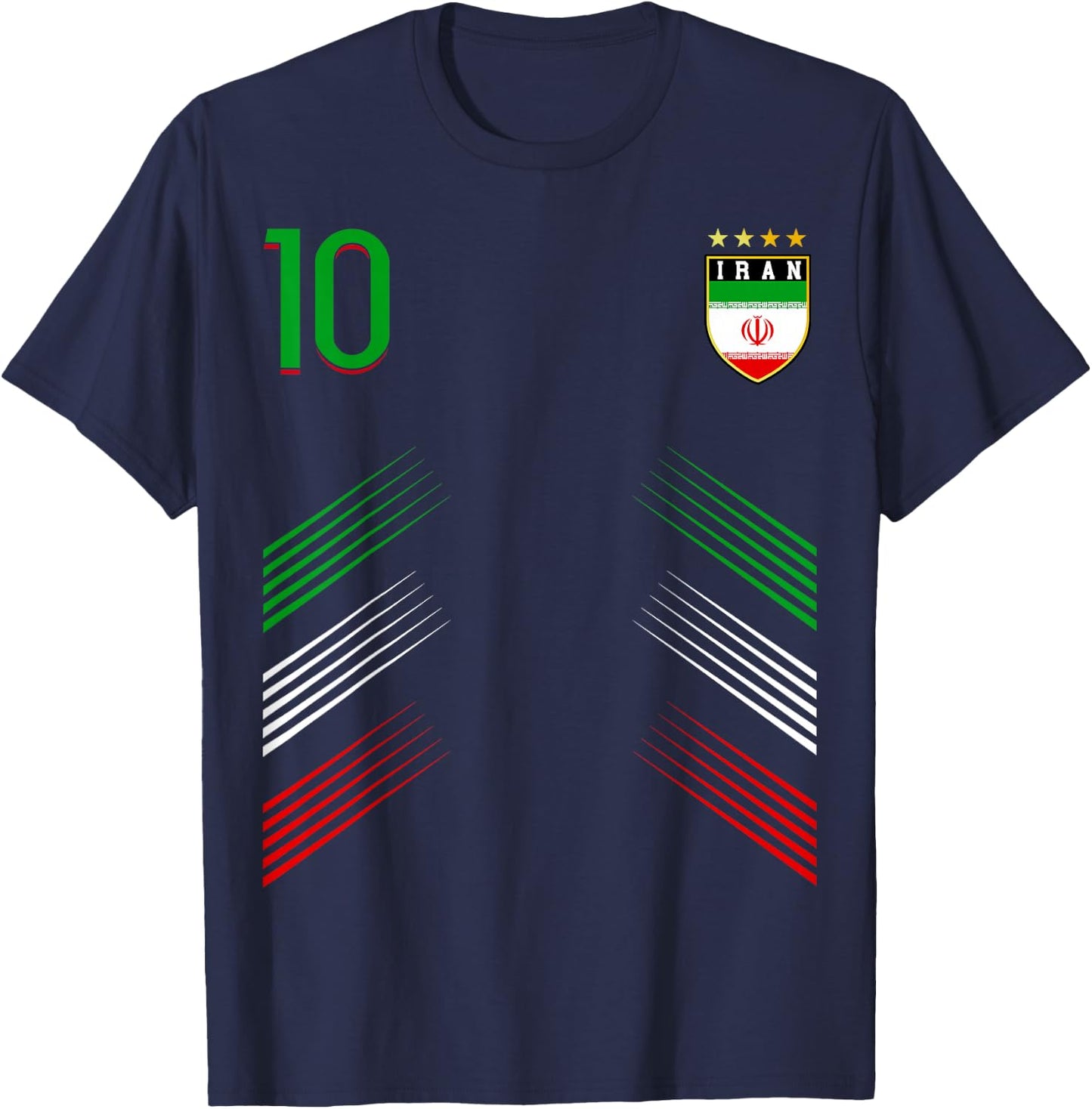 Iran Flag Iranian Pride Lovers T-Shirt - T-Shirt | Navy