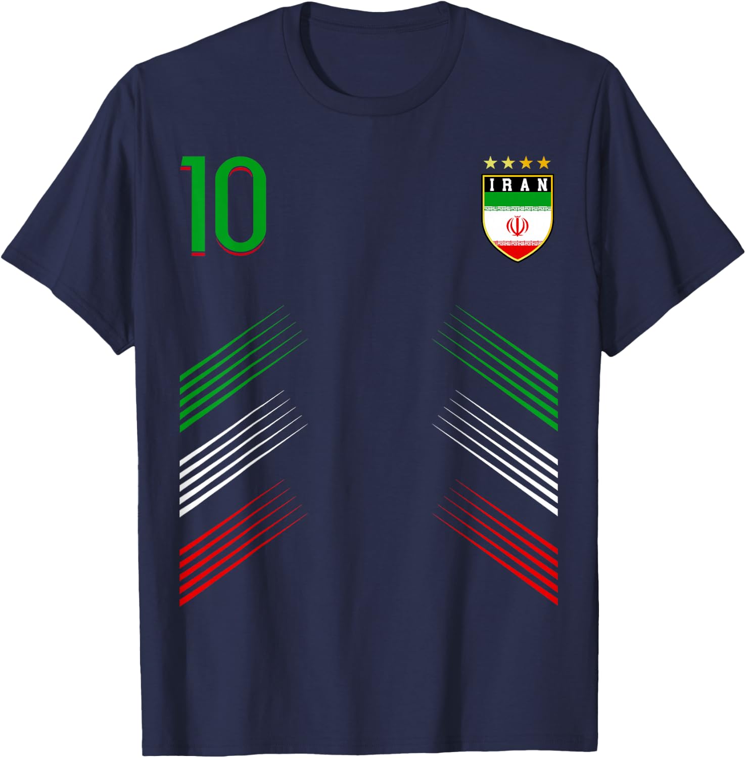 Iran Flag Iranian Pride Lovers T-Shirt - T-Shirt | Navy