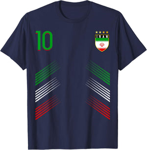 Iran Flag Iranian Pride Lovers T-Shirt - T-Shirt | Navy