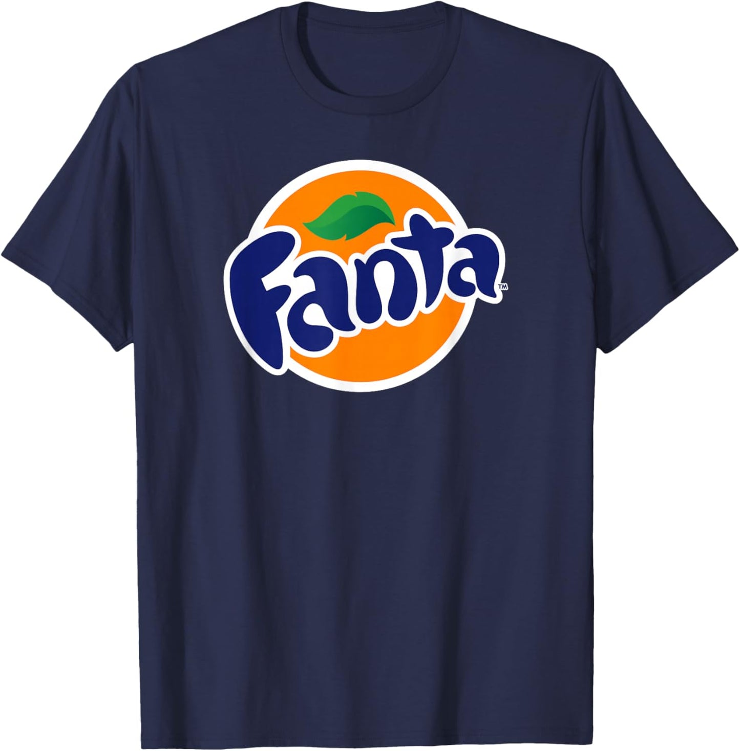Fanta Circle Logo , black T-Shirt - T-Shirt | Navy