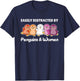Lesbian Flag Pride Month Lgbtq Lesbian Penguin T-Shirt - T-Shirt | Navy