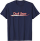Duck Sauce Vintage Varsity Distressed Throwback Style T-Shirt - T-Shirt | Navy