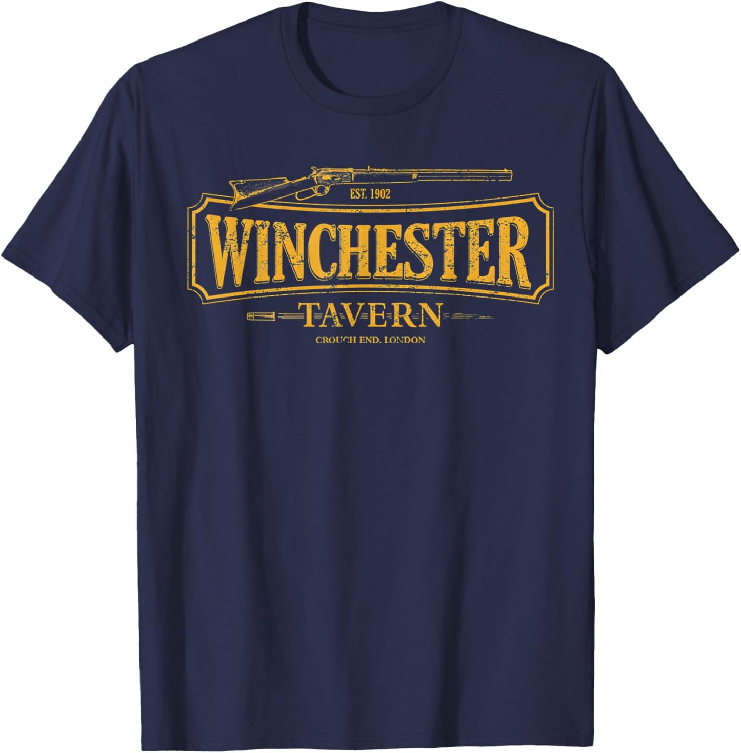 Winchester Vintage Tavern Shaun 80s of The Dead T-Shirt - T-Shirt | Navy