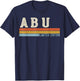 ABU Vintage Grandpa Fathers Day Retro T-Shirt - T-Shirt | Navy