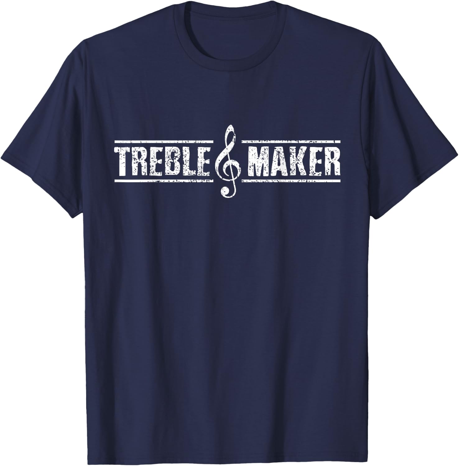 Piano Music Pianist Musical Note Vintage T-Shirt - T-Shirt | Navy
