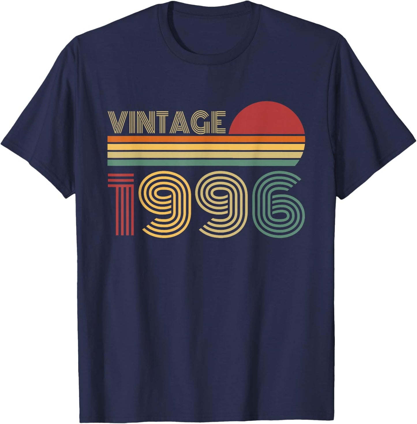 30 Ans Anniversaire Cadeau Rétro Vintage 1996 Hommes Femmes T-Shirt - T-Shirt | Navy