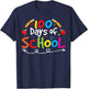 100 Days School Team Cute Sayings , black T-Shirt - T-Shirt | Navy