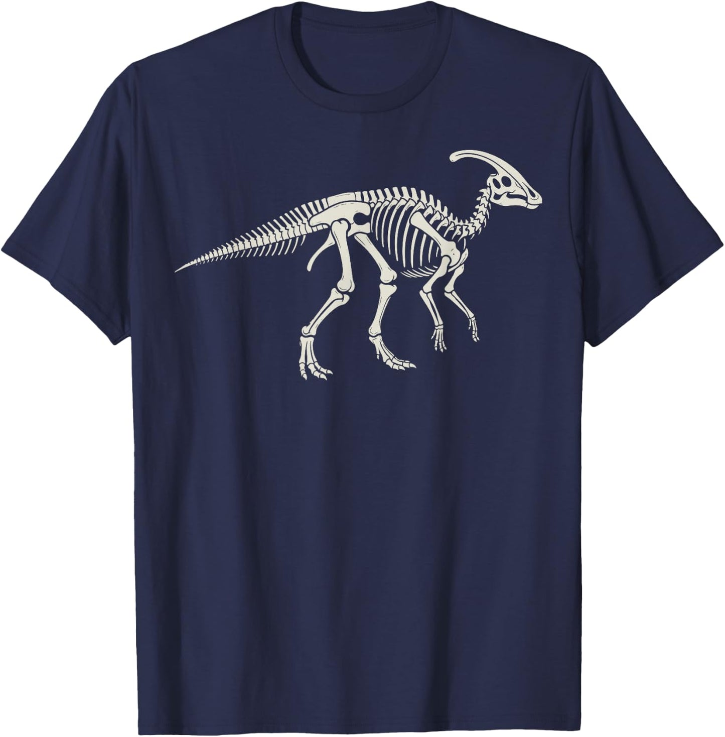 Parasaurolophus Skeleton T-Shirt - T-Shirt | Navy