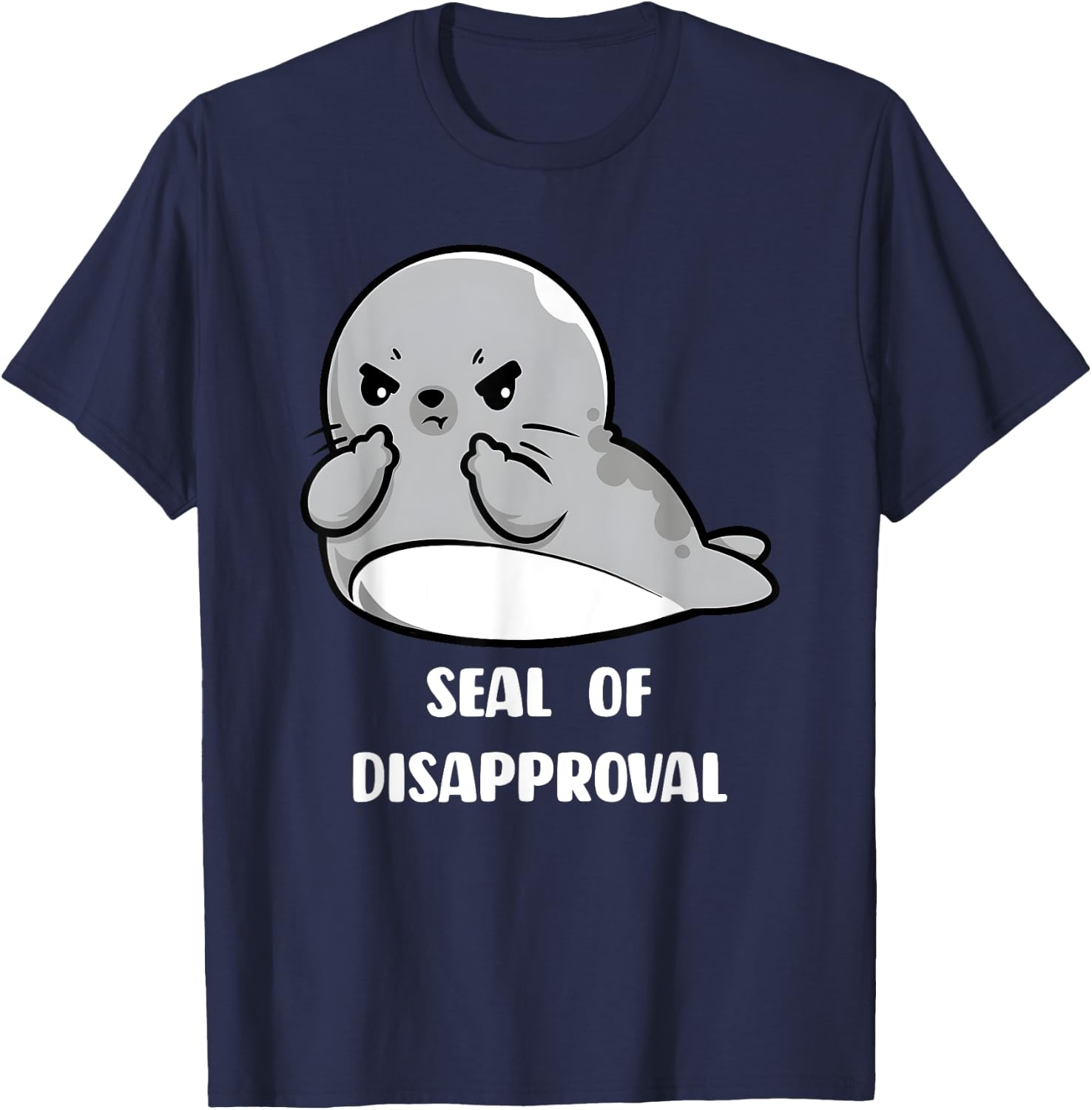 Seal of Disapproval T-Shirt - T-Shirt | Navy
