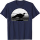 Turkey Hunting Retro Sun Upland Bird Hunter Thanksgiving 2 T-Shirt - T-Shirt | Navy
