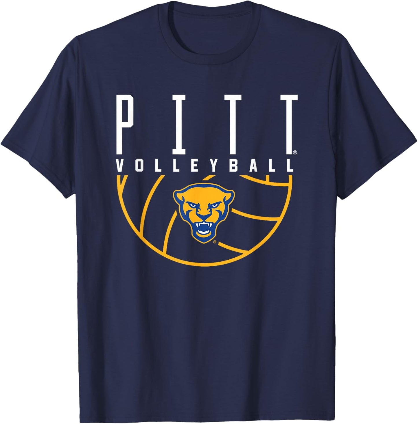 University of Pittsburgh Panthers Volleyball T-Shirt - T-Shirt | Navy