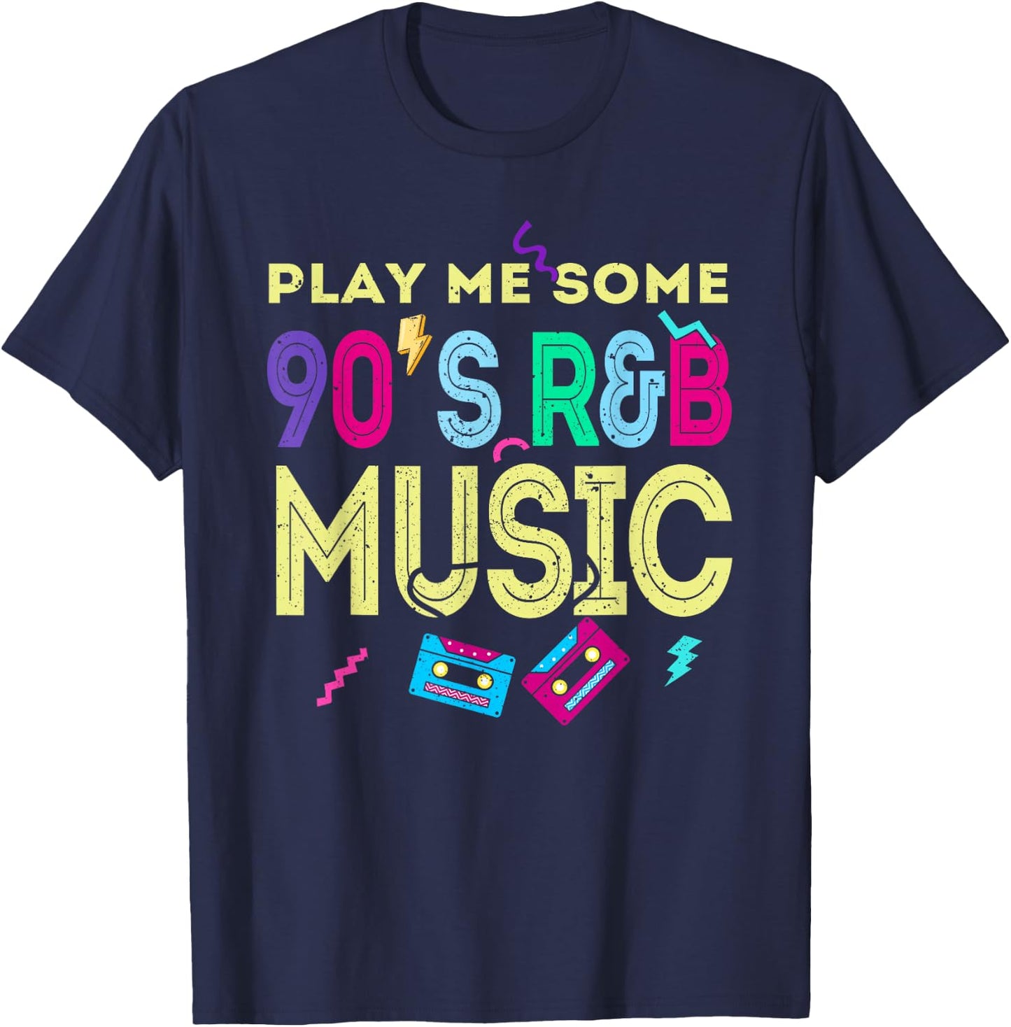 R&B Artist girls Vintage 90 s r and b graphic T-Shirt - T-Shirt | Navy