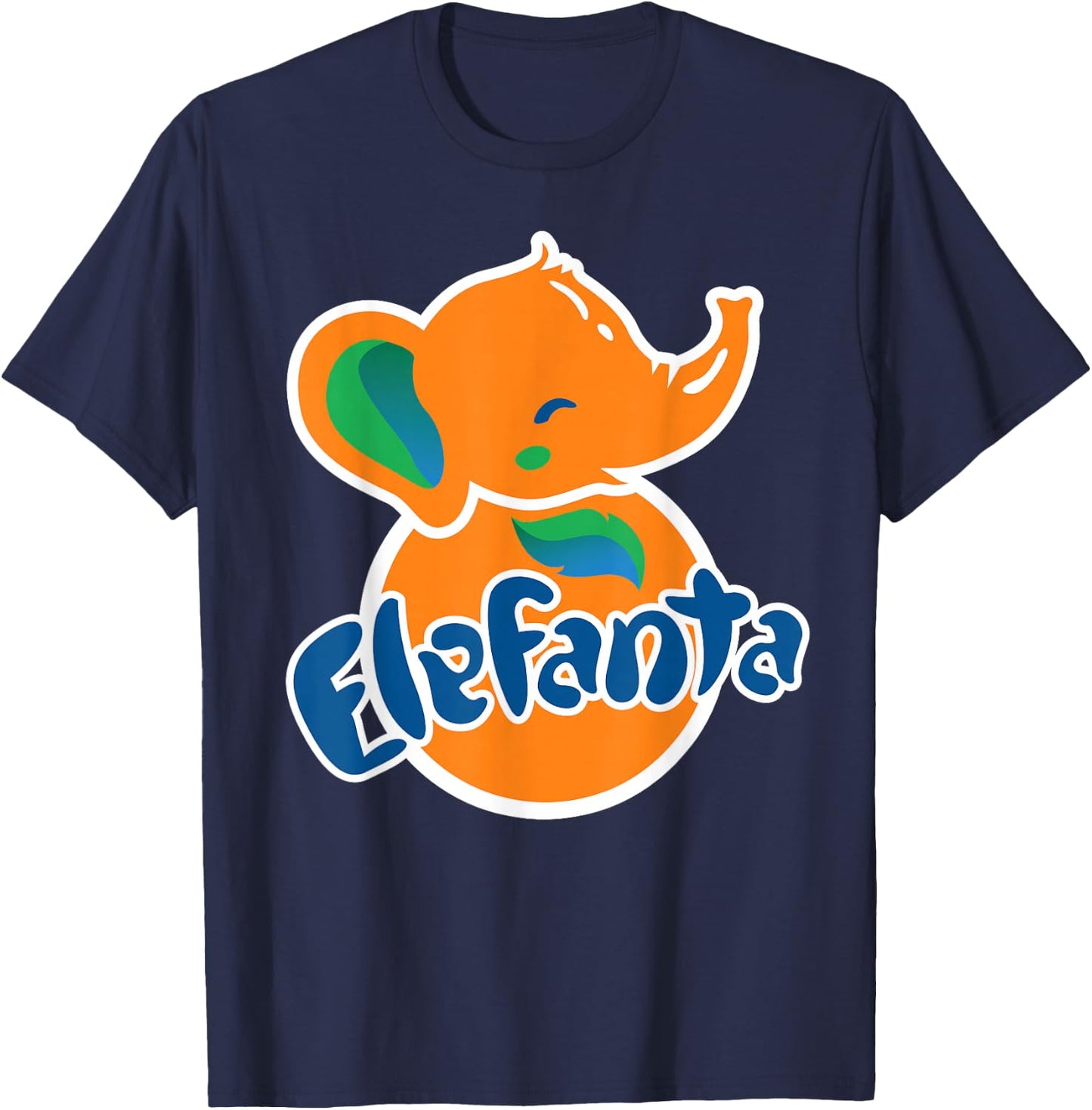 OHMGD Kein Elefant, kein Fanta, es ist ein ELEFANTA-Spaßtier. T-Shirt - T-Shirt | Navy
