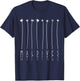 Palmenurlaub auf den Malediven T-Shirt - T-Shirt | Navy