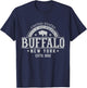 Vintage Buffalo New York The City Of Good Neighbors Est 1832 T-Shirt - T-Shirt | Navy