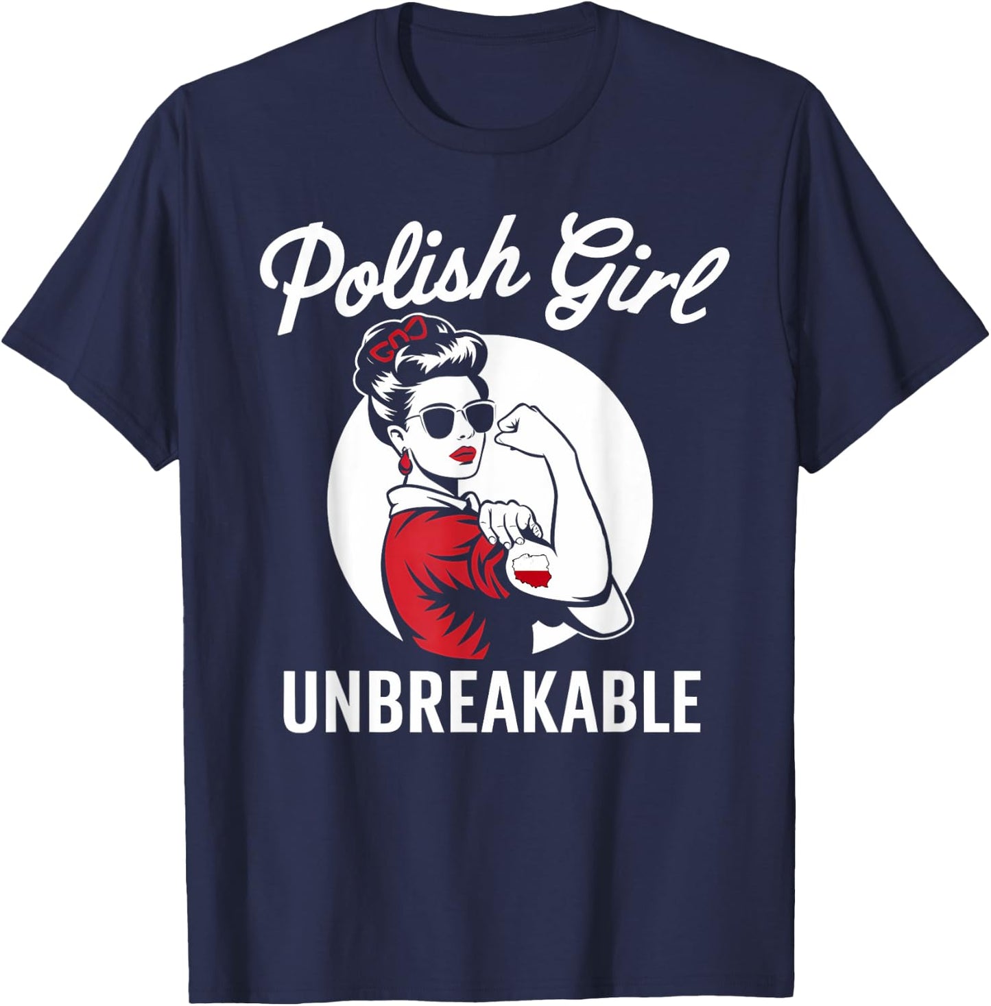 Poland Gift Poland Polska Polish Polish , Black, S T-Shirt - T-Shirt | Navy