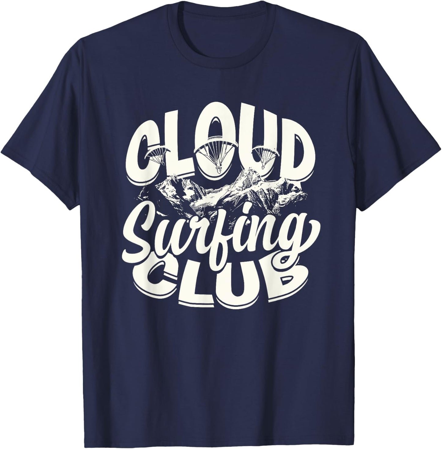 Paramotor Cloud Surfing Club T-Shirt - T-Shirt | Navy