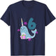 Kids I am 6 with narwhal - kids birthday 6 years old T-Shirt - T-Shirt | Navy