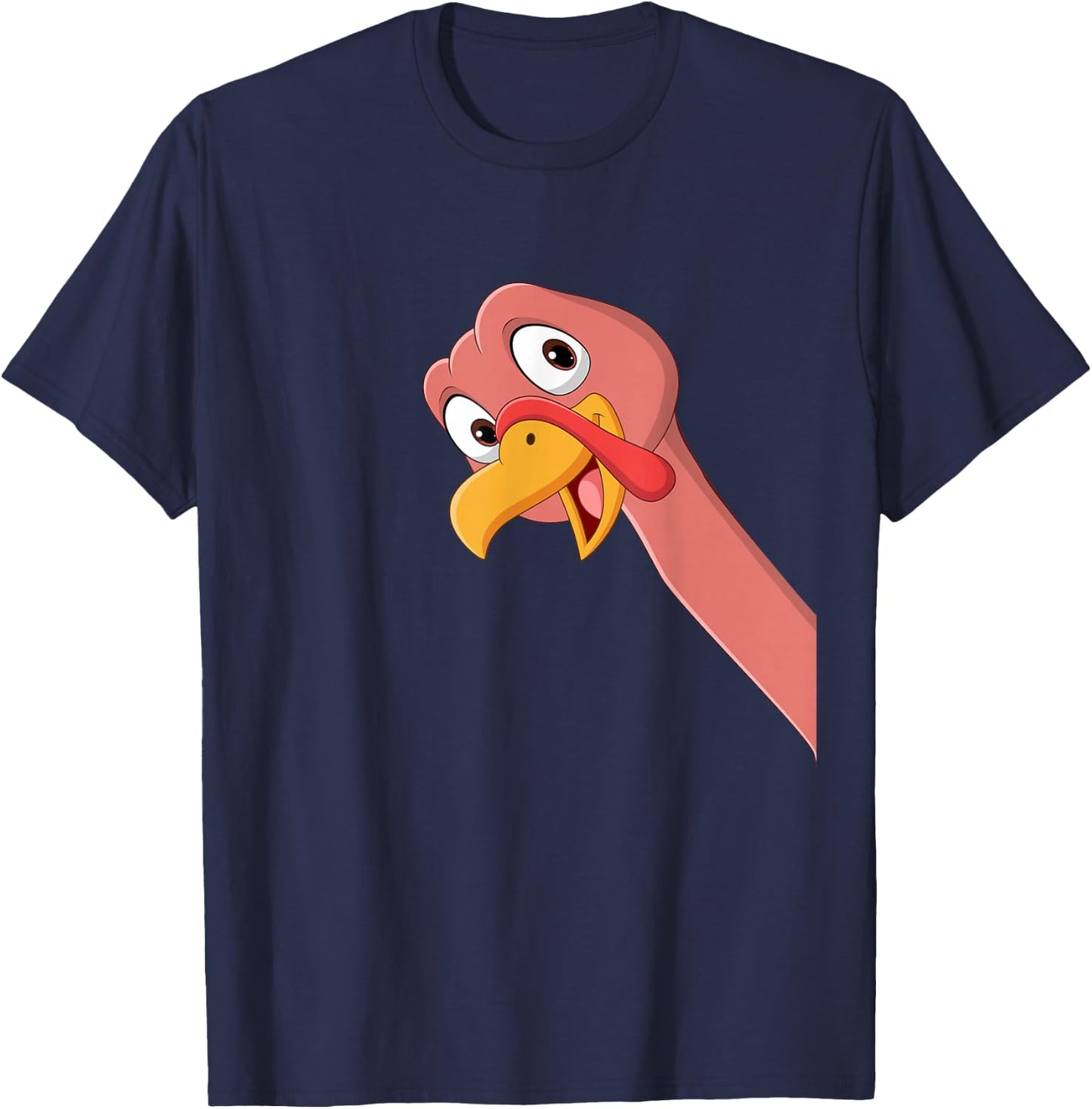 Turkey Thanksgiving Day Men Women Boys Girls Funny Turkey T-Shirt - T-Shirt | Navy
