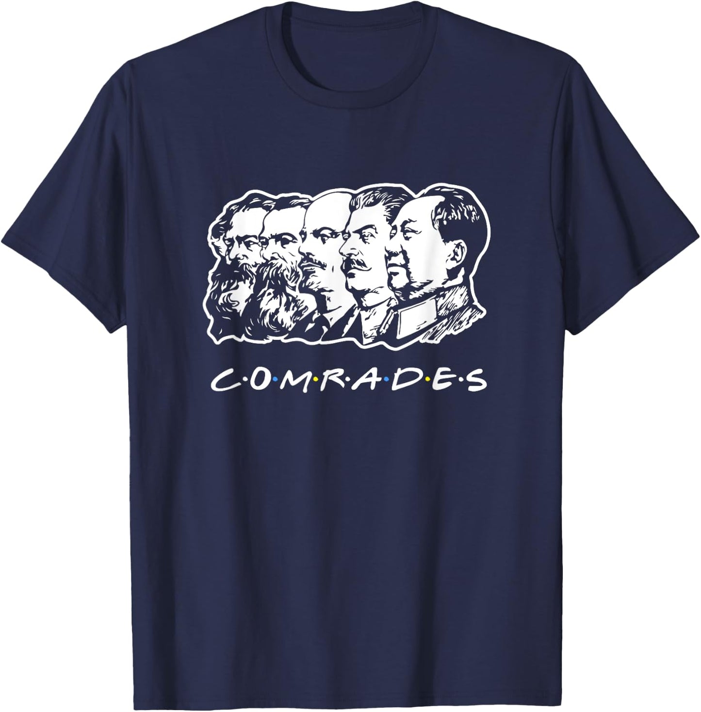 Kommunismus Party Kommunist Kameraden Freunde T-Shirt - T-Shirt | Navy
