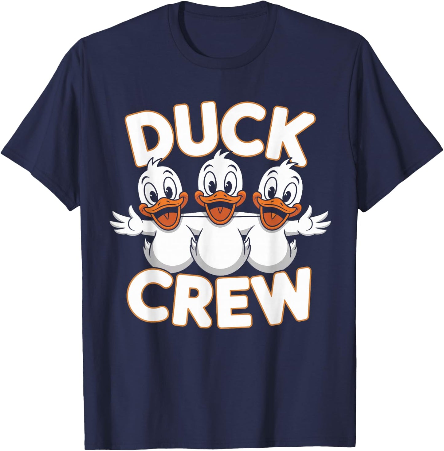 Duck Crew | Ducks Product | Duck Lover Stuff | Duck T-Shirt - T-Shirt | Navy