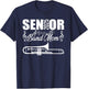 Senior Band Mom 2025 Marching Band Class of 2025 Trombone T-Shirt - T-Shirt | Navy
