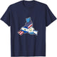 Guatemala El Salvador and the US holding hands T-Shirt - T-Shirt | Navy