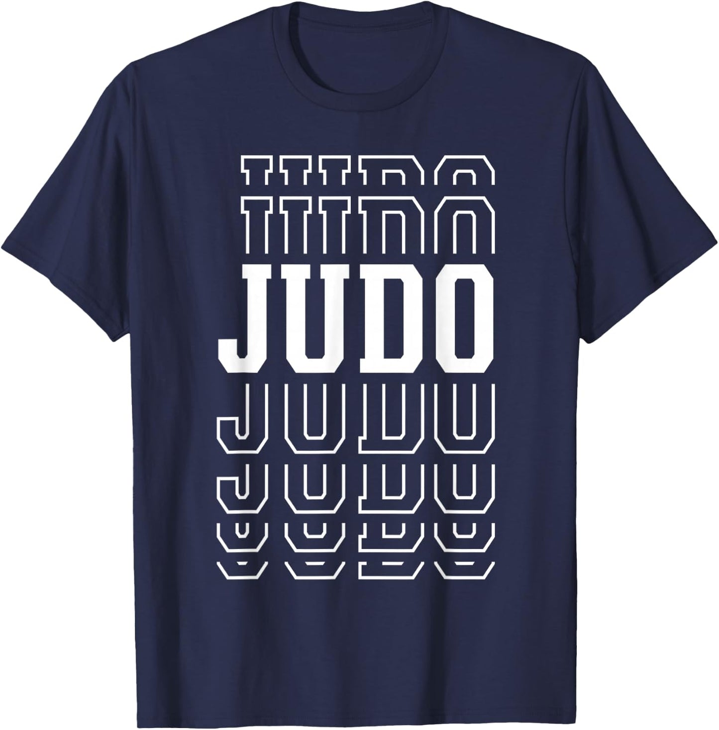 Judo Funny Layered Text Instructor Coach Youth T-Shirt - T-Shirt | Navy