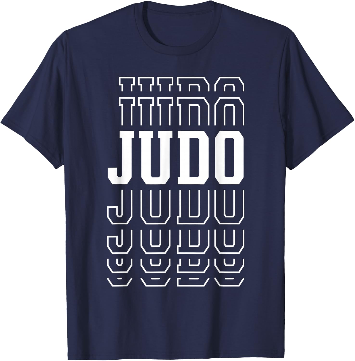 Judo Funny Layered Text Instructor Coach Youth T-Shirt - T-Shirt | Navy