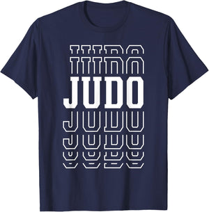 Judo Funny Layered Text Instructor Coach Youth T-Shirt - T-Shirt | Navy