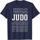 Judo Funny Layered Text Instructor Coach Youth T-Shirt - T-Shirt | Navy