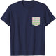 Hmong Design Pocket Graphic T-Shirt - T-Shirt | Navy