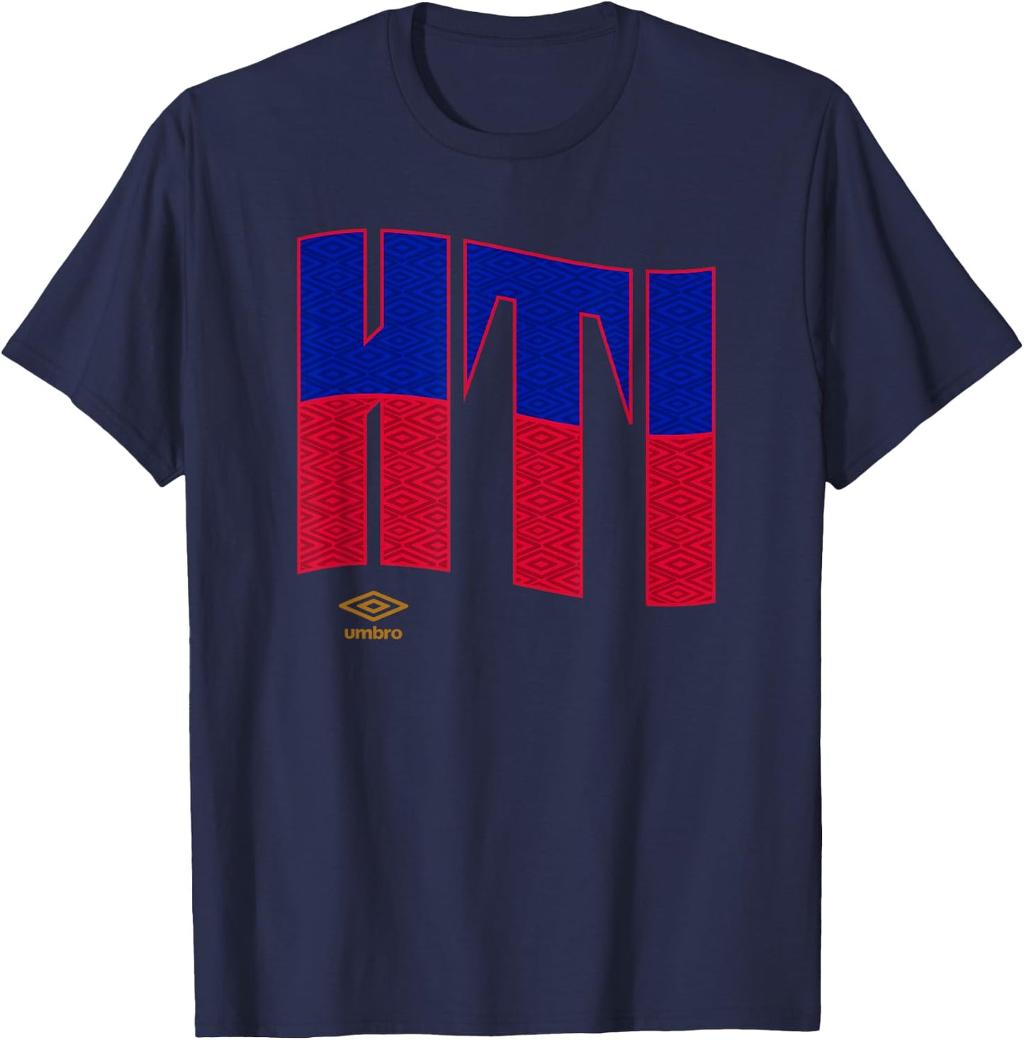 Umbro International Soccer Wavy Haiti Logo T-Shirt - T-Shirt | Navy