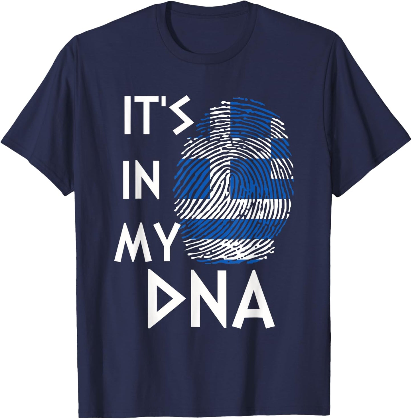 Griechisches Hemd Rhodes Athen Griechenland Hellas Santorini Sparta T-Shirt - T-Shirt | Navy