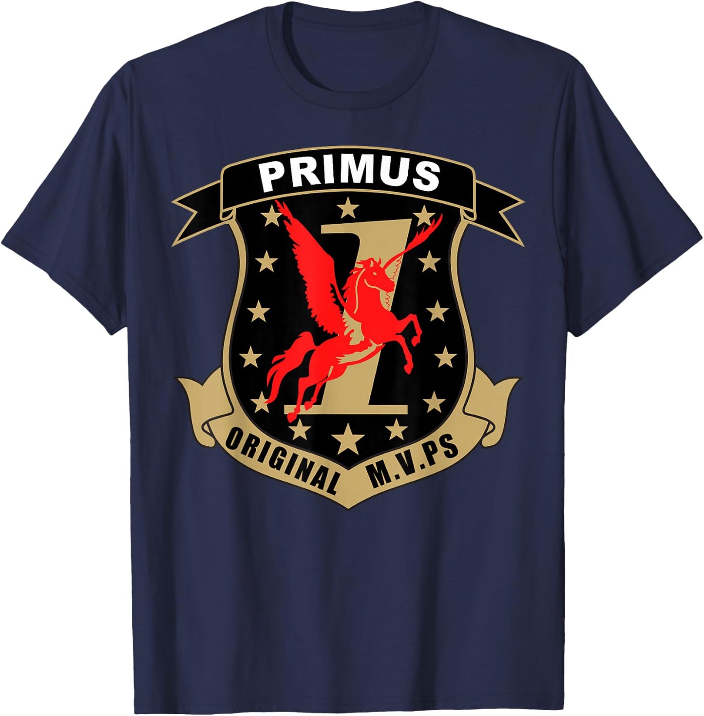 Battlestar Galactica Primus Original MVP , Black, S T-Shirt - T-Shirt | Navy