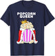 Popcorn Queen | Women's Popcorn Lover Shirt | Cute Popcorn , black T-Shirt - T-Shirt | Navy