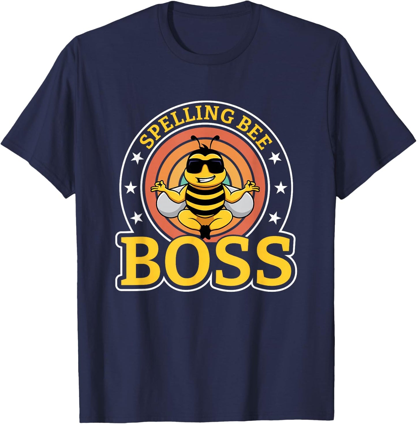 Spelling Champ School Competition Word Speller Spelling Bee T-Shirt - T-Shirt | Navy