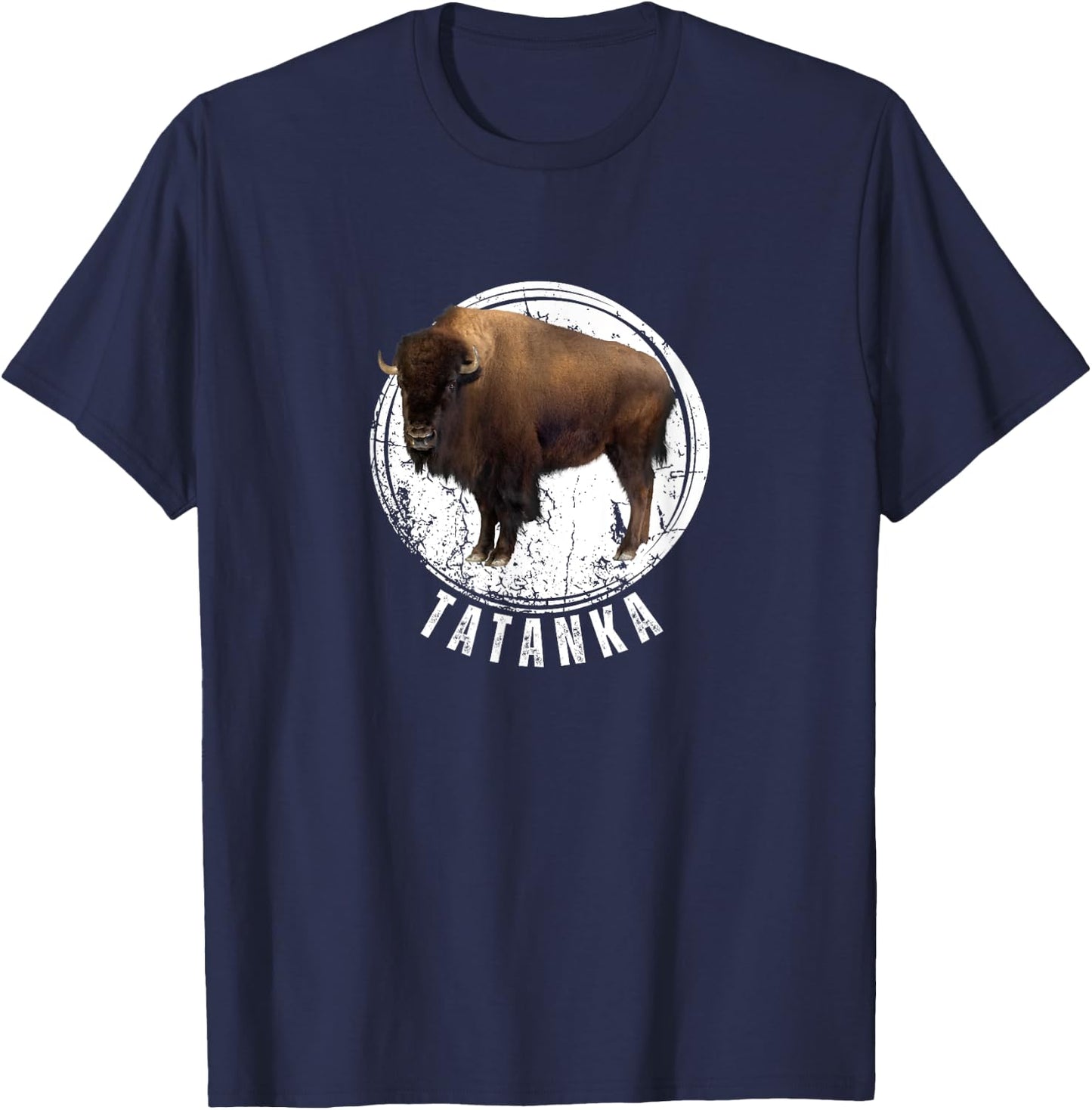Tatanka Shirt Buffalo Bison Tatanka Animal T-Shirt - T-Shirt | Navy