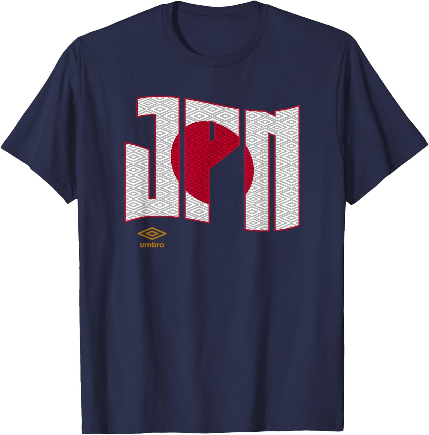 Umbro International Soccer Wavy Japan Logo T-Shirt - T-Shirt | Navy