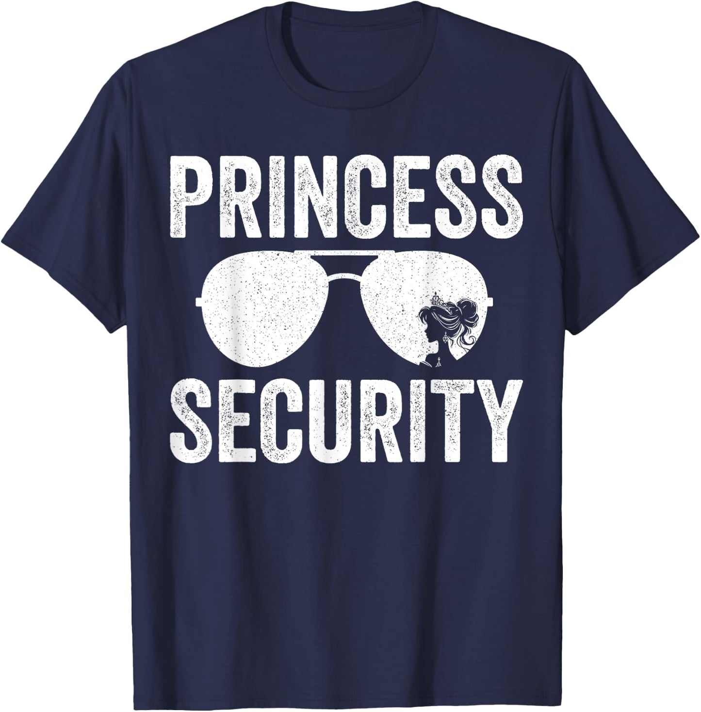 Princess Security Halloween Costume Dad Boy T-Shirt - T-Shirt | Navy