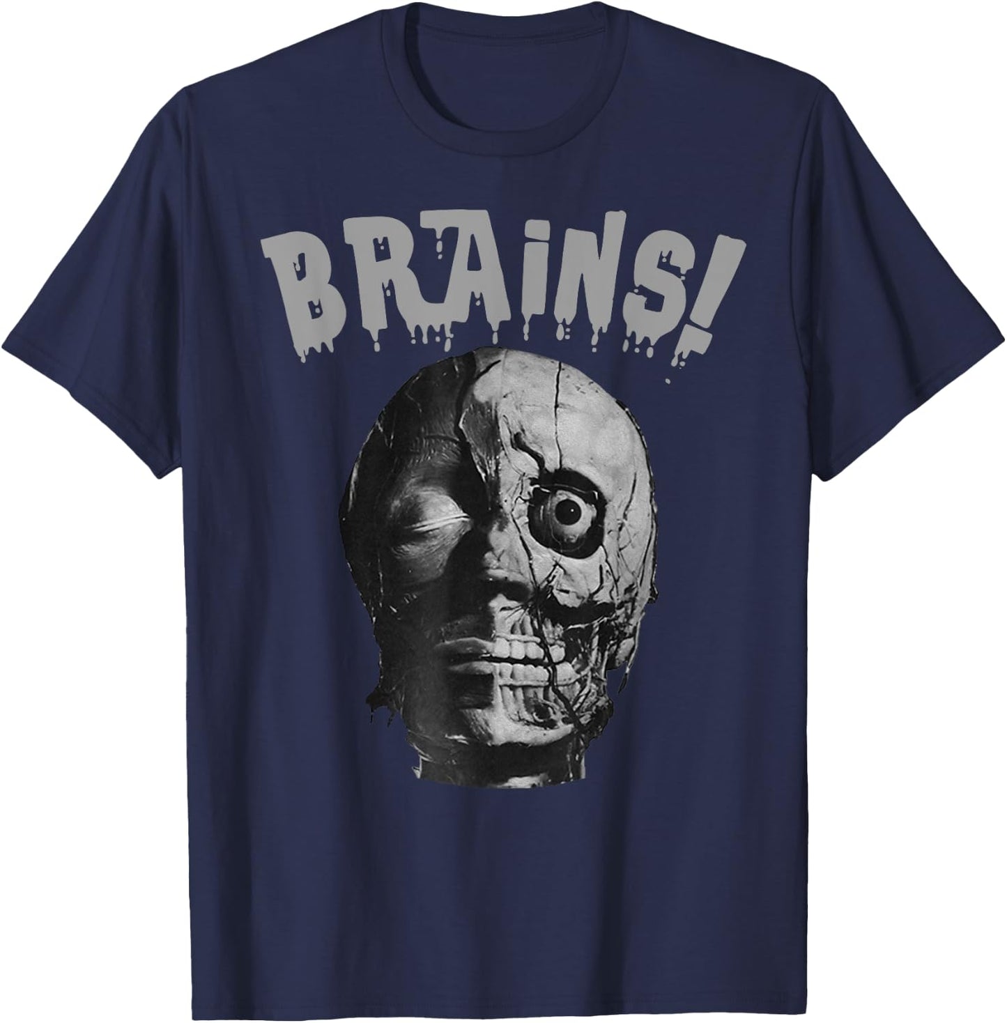 Living Dead Halloween Return of The Dead Living Zombie T-Shirt - T-Shirt | Navy