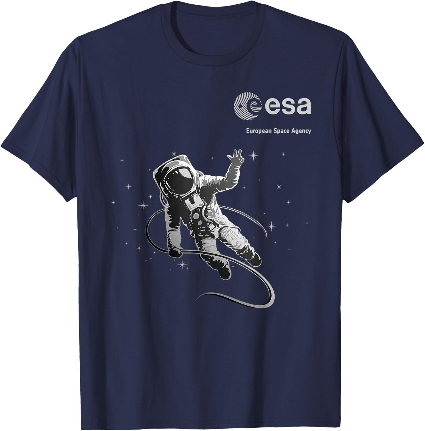 ESA European Space Agency Astronaut , black T-Shirt - T-Shirt | Navy