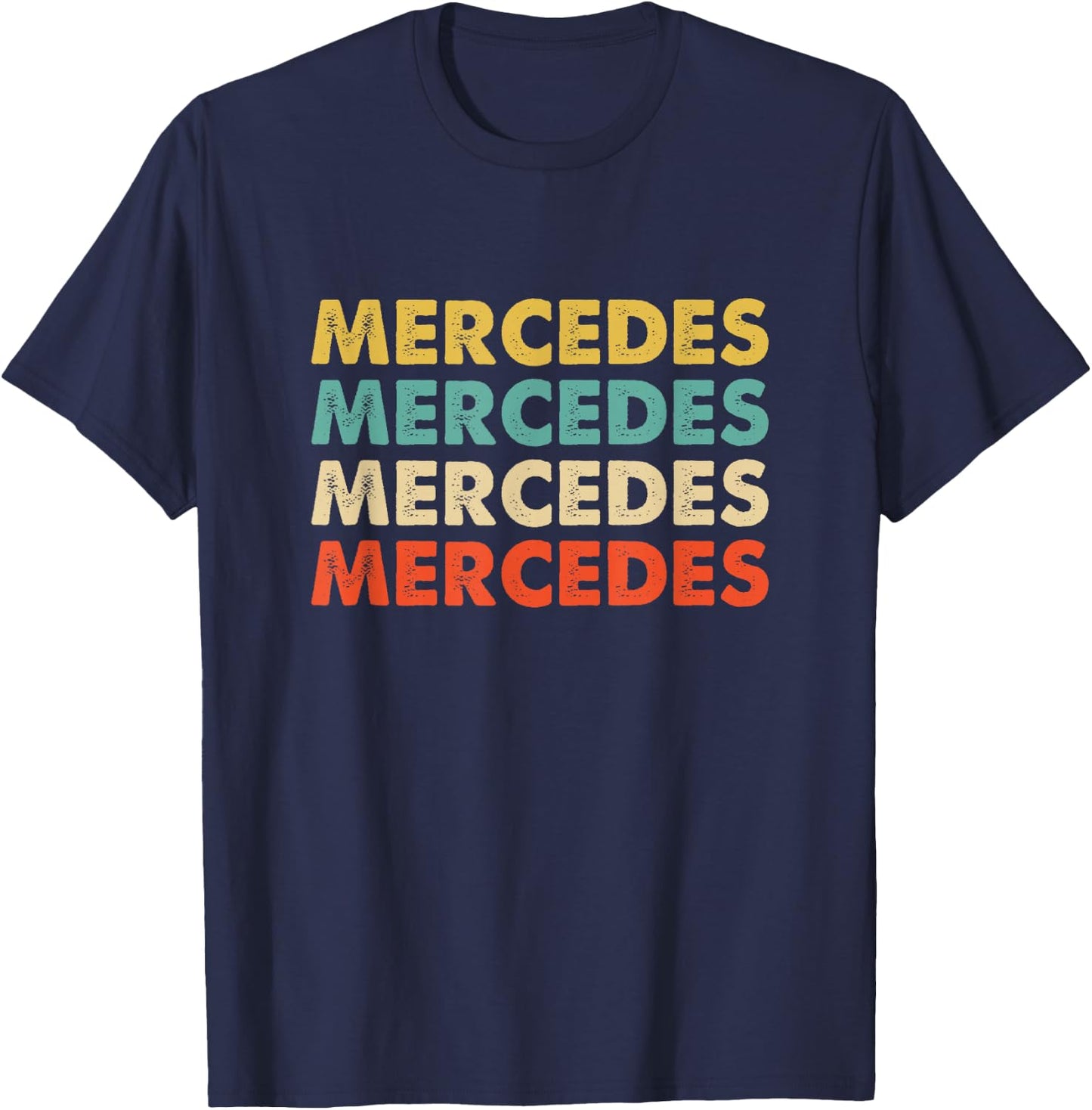 Name Mercedes T-Shirt - T-Shirt | Navy