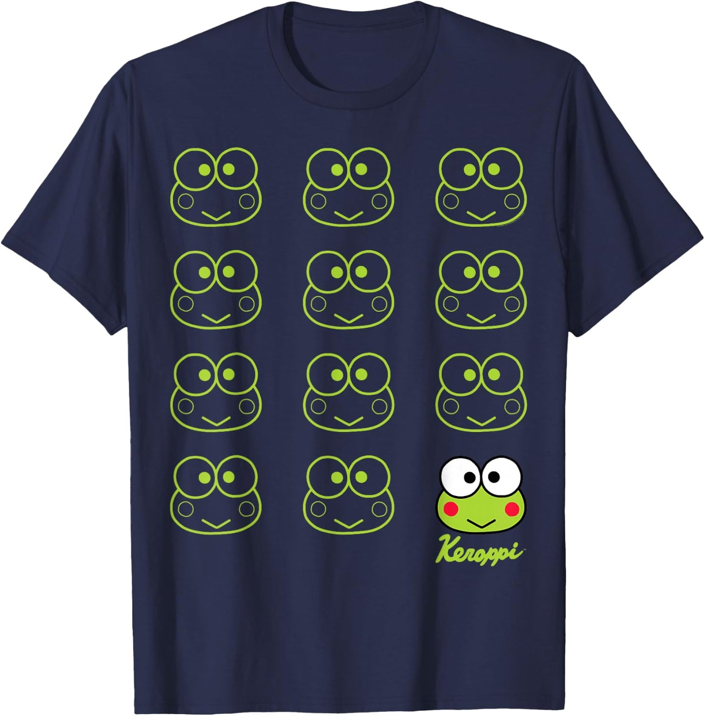 Keroppi Real T-Shirt - T-Shirt | Navy