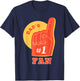 Dad’s #1 Fan | Father’s Day For Kids Toddler Boy Girl T-Shirt - T-Shirt | Navy