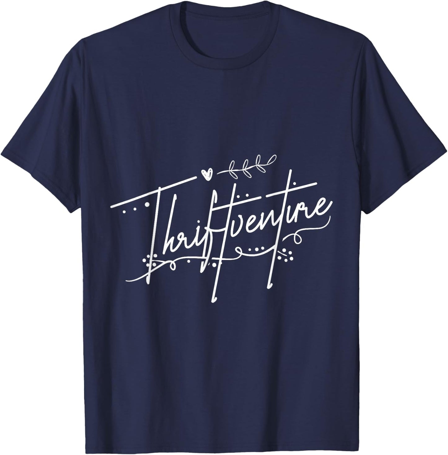 Thrifting Thrift Store Shop Thriftventure T-Shirt - T-Shirt | Navy