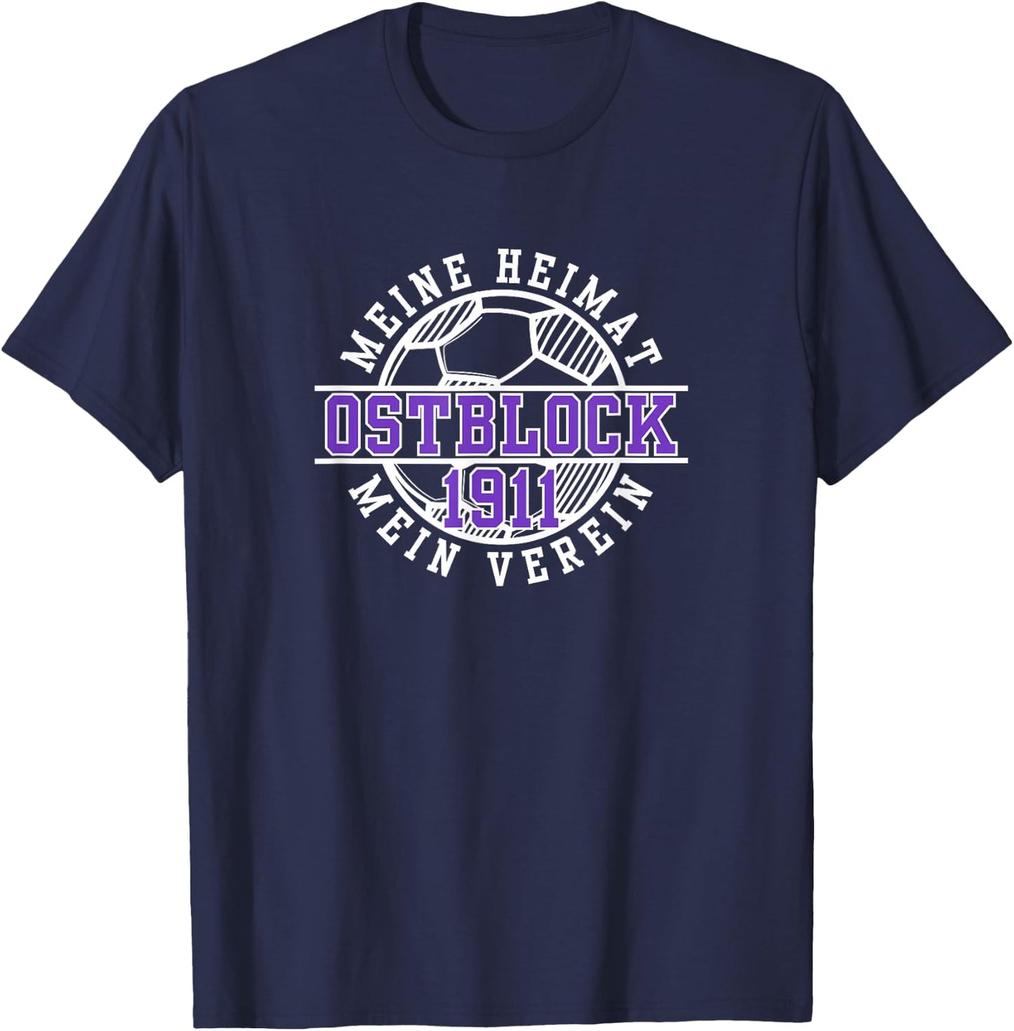 Vienna 1911 Football Fan Vienna Austria Stadium , purple T-Shirt - T-Shirt | Navy
